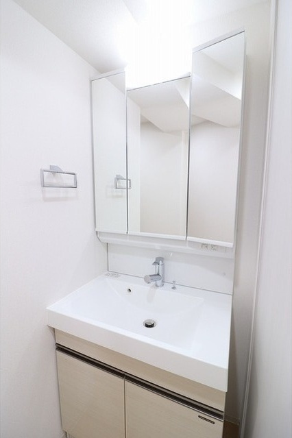 BLAU菊川の洗面所