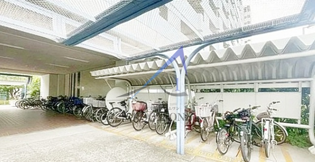 越中島三丁目ハイツ１号棟のその他共用部分|駐輪場です