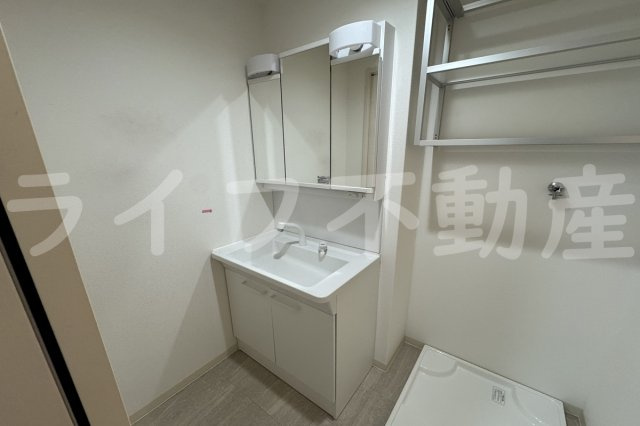 クリエオーレ大蓮東Ⅰの独立洗面台|独立洗面台で身支度をすべて済ませてしまいましょう