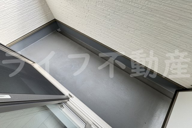 クリエオーレ大蓮東Ⅰのバルコニー|バルコニーからの眺めを楽しみながら食事をしませんか