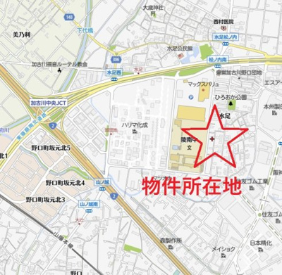 【地図】 | 野口町水足売地