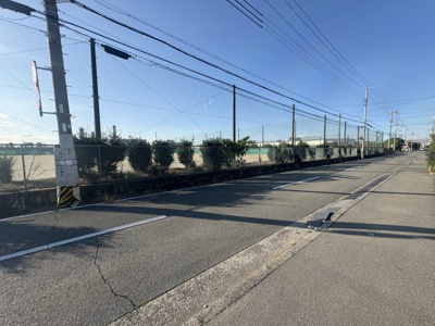 【前面道路含む現地写真】 | 野口町水足売地 | 大型車輛も出入り可能です