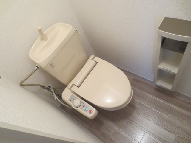 ひたちなか市大字稲田のアパートのトイレ|トイレの写真です。