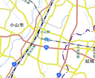 小山市一棟アパートの地図