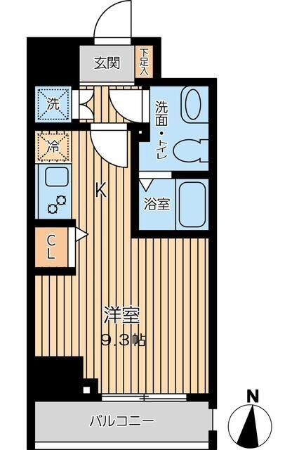 CITY SPIRE三ノ輪Ⅱの間取り