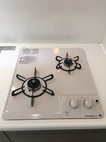 メイクスデザイン両国NORTHのキッチン|２口コンロ