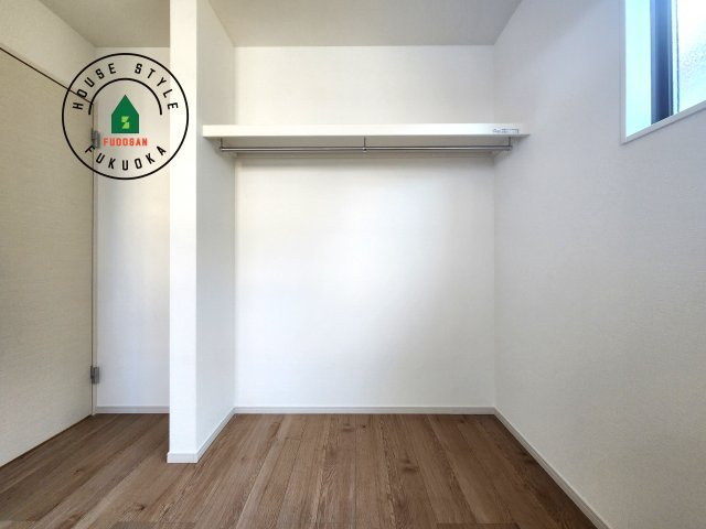 福岡市中央区笹丘1丁目第3-3棟（2号棟）の内観：施工例|大きなスペースがあり、収納には困りません。