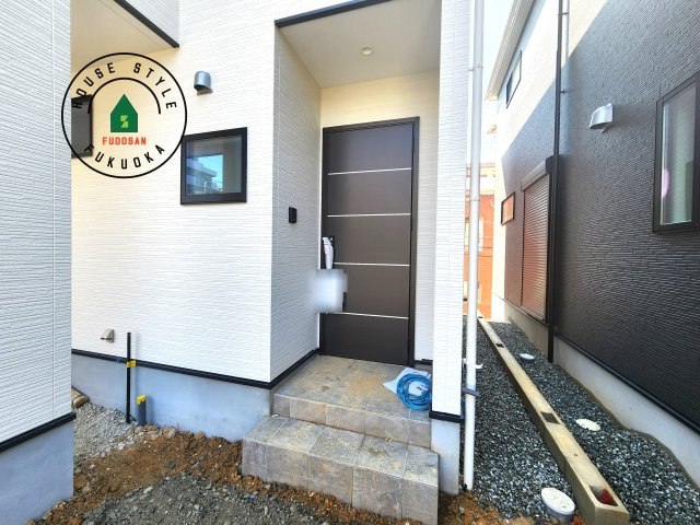 福岡市中央区笹丘1丁目第3-3棟（2号棟）の外観：施工例|おでかけの時も帰った時も、「我が家」を最初に感じでもらえる素敵な空間に。