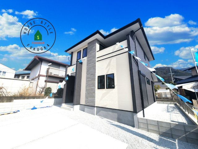 糟屋郡須恵町大字須恵第22-1棟（1号棟）の外観|デザイン性のある外観です。