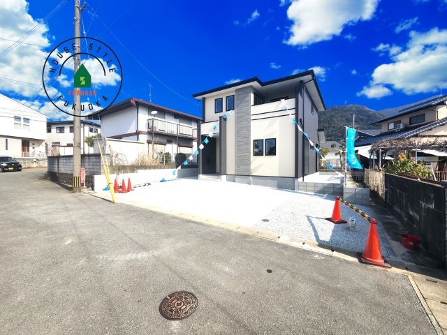 糟屋郡須恵町大字須恵第22-1棟（1号棟）の前面道路含む現地写真|見学の時間などお気軽にお問い合わせ下さい。