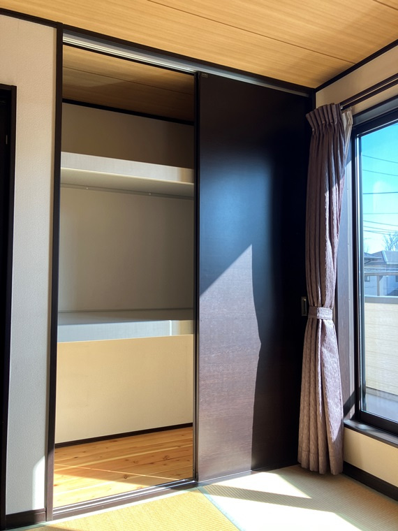 松代戸建の収納