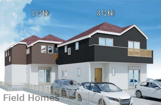 藤沢市善行6丁目新築戸建て　1期1号棟の外観|外観イメージ「藤沢市善行6丁目新築戸建て」