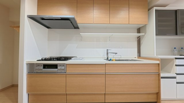 グランイーグル大森南Ⅱ9階2DKのキッチン|コンパクトなキッチンで掃除もラクラク