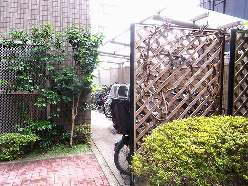 リヴィエルバーグ西大島の駐車場|駐輪場(利用希望は申込時要申出)※2025年6月撮影