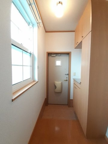 リバロックＡの玄関|玄関です