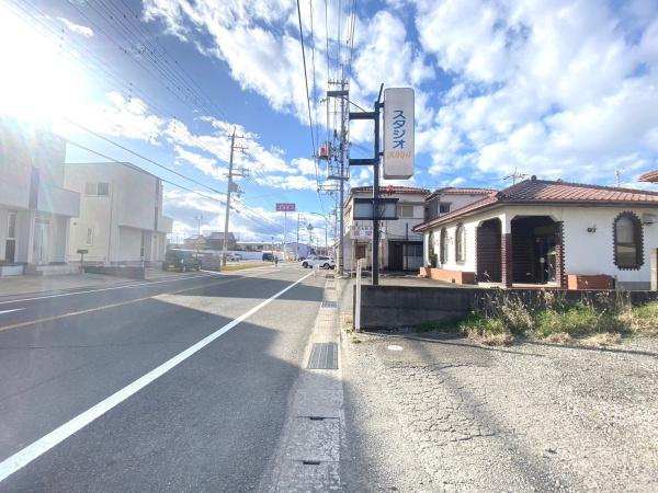 和歌山市古屋　土地の前面道路含む現地写真