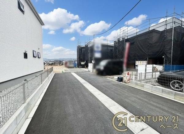 リーブルガーデン龍田 ２号棟 ／新築一戸建の前面道路含む現地写真|■現地撮影写真■落ち着いた雰囲気の住宅地内です！