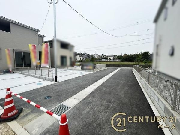 リーブルガーデン龍田 ２号棟 ／新築一戸建の前面道路含む現地写真|■現地撮影写真■落ち着いた雰囲気の住宅地内です！
