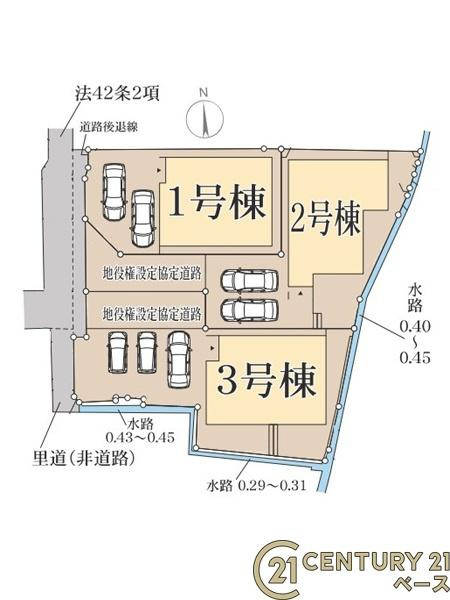 リーブルガーデン東岡町 ２号棟 ／新築一戸建の区画図|■こちらの物件は２号棟です！■