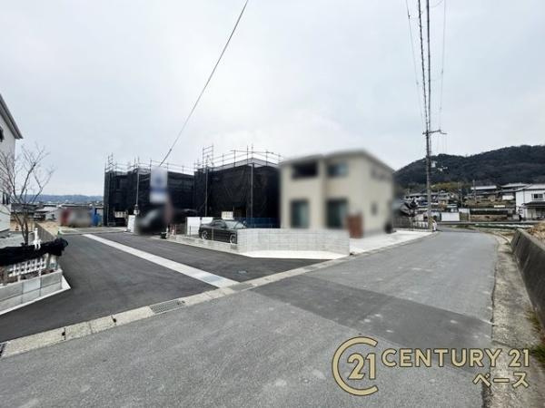 リーブルガーデン龍田 １号棟 ／新築一戸建の前面道路含む現地写真|■現地撮影写真■落ち着いた雰囲気の住宅地内です！