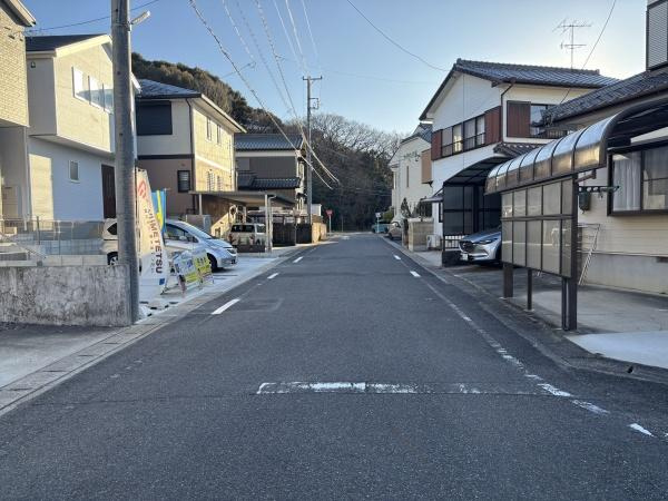 豊田市市木町　全2棟・2号棟の前面道路含む現地写真|前面道路です。