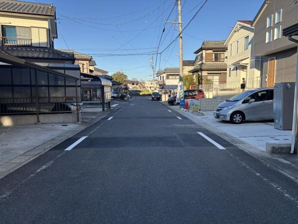 豊田市市木町　全2棟・2号棟の前面道路含む現地写真|前面道路です。