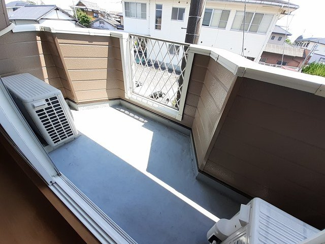 ドミールＩのバルコニー