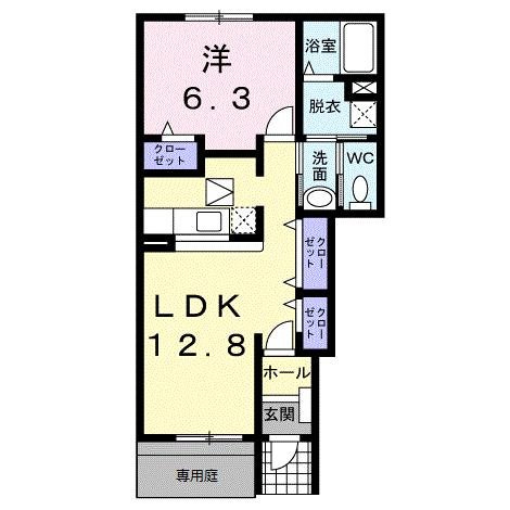 シャルパンティエⅡの間取り