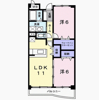 【間取り】 | ラ・コモード