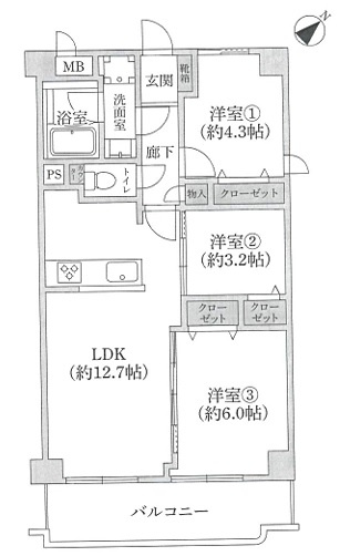 【間取り】 | 豊栄アンバサダー調布