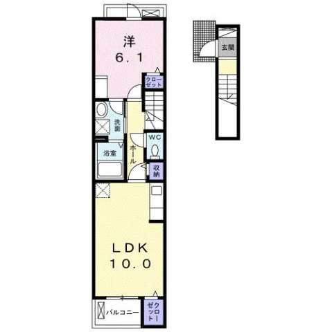 サン・ヴェールⅡの間取り
