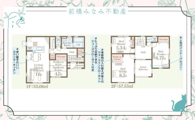 太田市下田島町第14　２号棟(全８棟)　リーブルガーデン　新築建売分譲の地図
