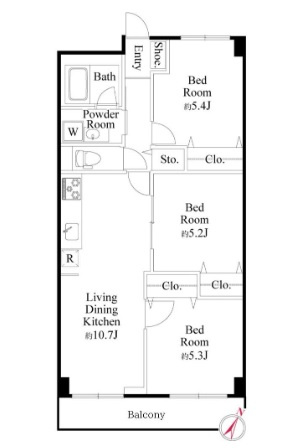 【間取り】 | 白鳥ハウス