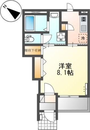 Rion Ⅱ（リオン　２）の間取り
