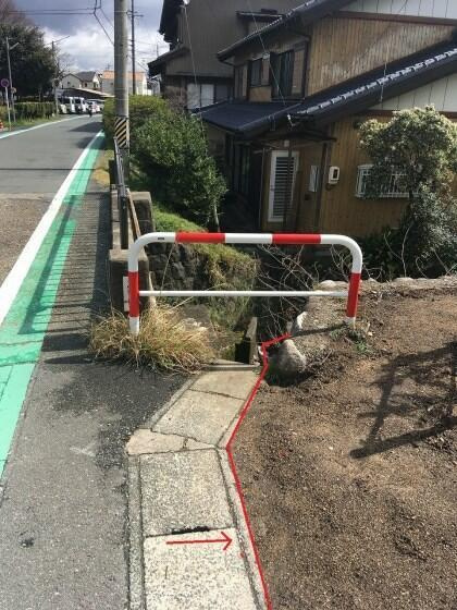 売地　新城市平井の前面道路含む現地写真|現地写真