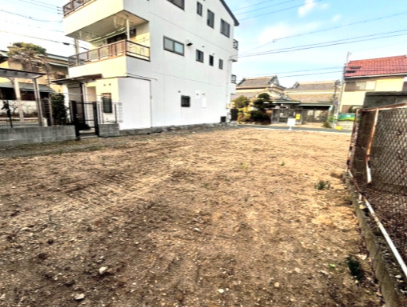 分譲地　豊橋市東田町西郷42番1外【B区画】の前面道路含む現地写真|現況更地の為、即引渡し可能です！