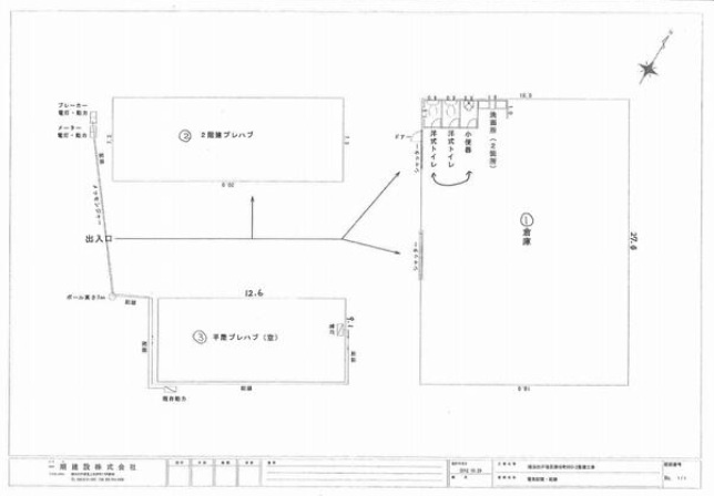 横浜市戸塚区深谷町の倉庫の間取り