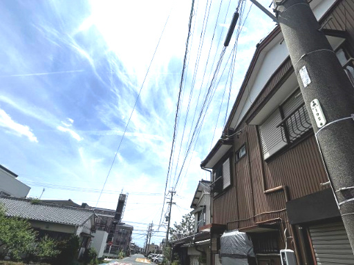 売地　豊橋市宮下町の前面道路含む現地写真