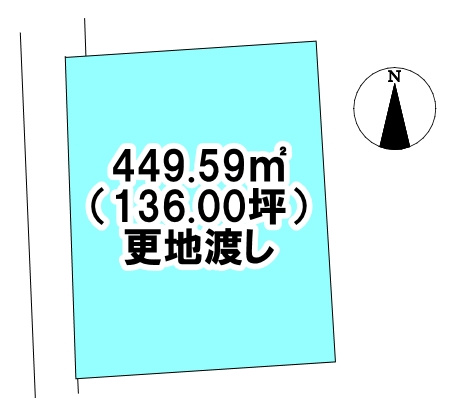 宇高町4丁目　売土地の土地図