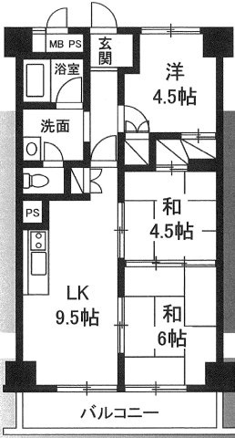 狭山ハウス2号棟・オーナーチェンジ1戸・80359