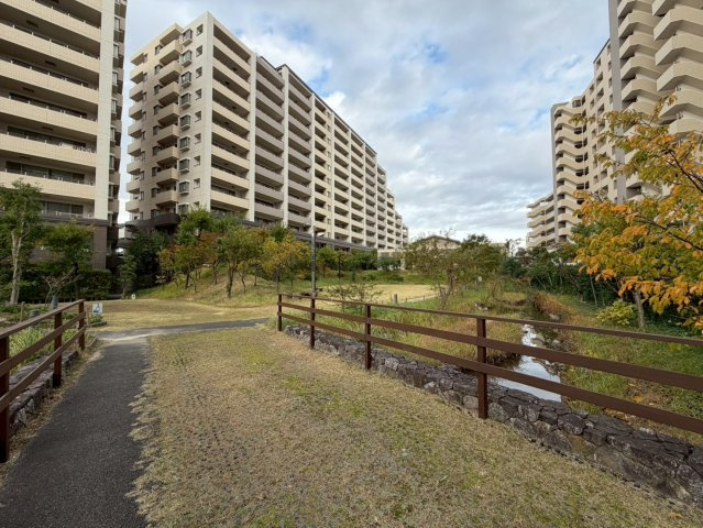 ザ・シーズンズD棟の庭