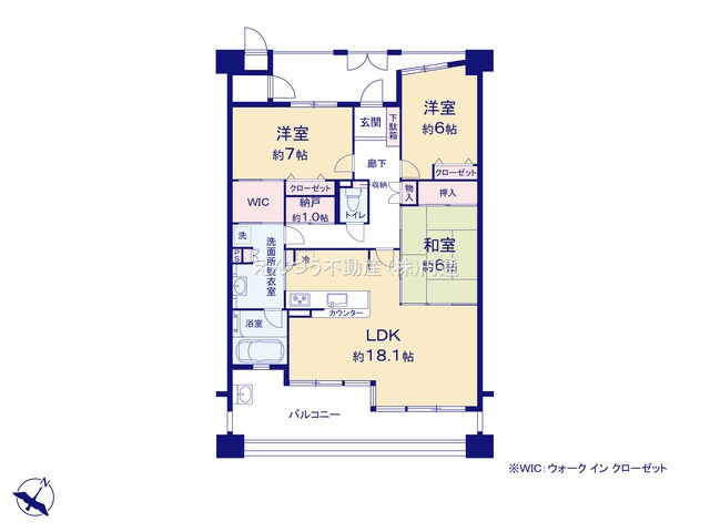 ザ・シーズンズD棟の間取り