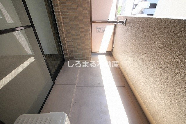 ユニーブル靭公園のバルコニー