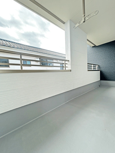 多賀城市大代のバルコニー