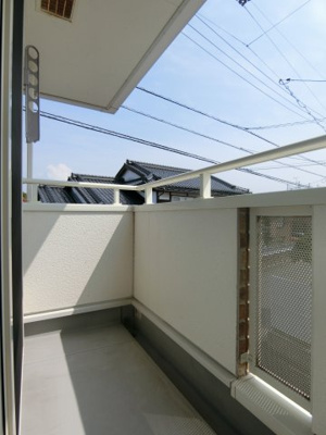 【バルコニー】 | ＬＡＰＩＮＥ（ラピーヌ）Ａ | イメージ201号室の写真