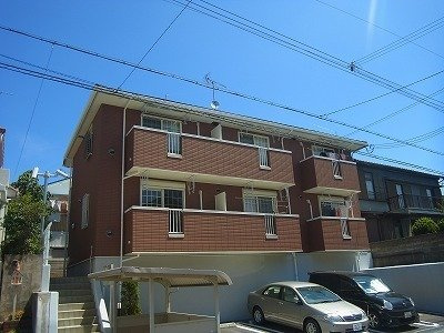 神戸市北区鈴蘭台北町６丁目のアパートの駐車場
