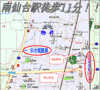 【地図】しゃとれ西中田 