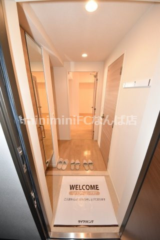 アビエール松屋町の玄関