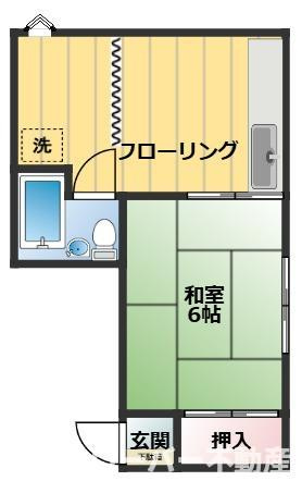 サニーハイツの間取り