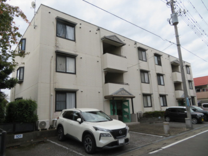 ふじみ野市新駒林３丁目の一棟アパートの外観